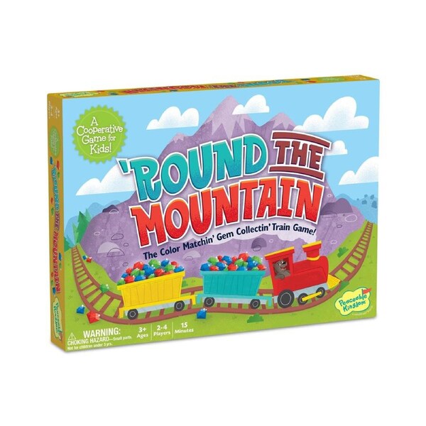 Peaceable Kingdom Round The Mountain Cooperative Train Game