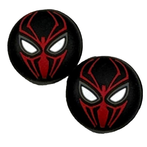 Thumb Grips x 2 For PS4 PS5 XBOXONE Xbox Series Toggle Cover Cap Spiderman Mask