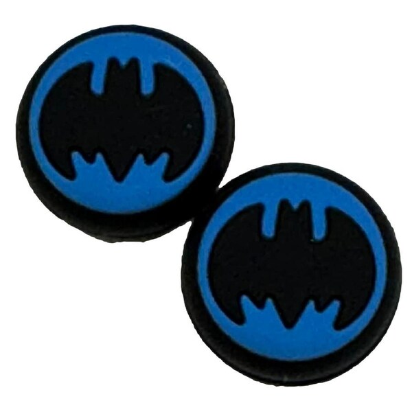 Thumb Grips x 2 For PS4 PS5 XBOXONE Xbox Series X Toggle Cover Cap Blue Batman