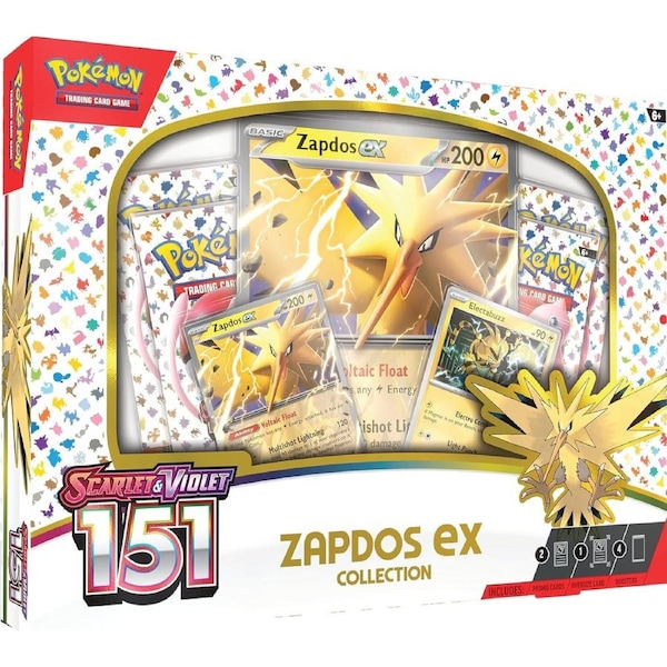 Pokemon TCG Scarlet & Violet - 151 Collection - Zapdos Ex Box