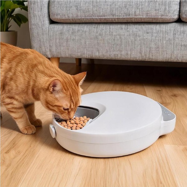 Pawz 4 Meals Automatic Timer Pet Feeder Smart Chilled Wet Dry Food Dispenser