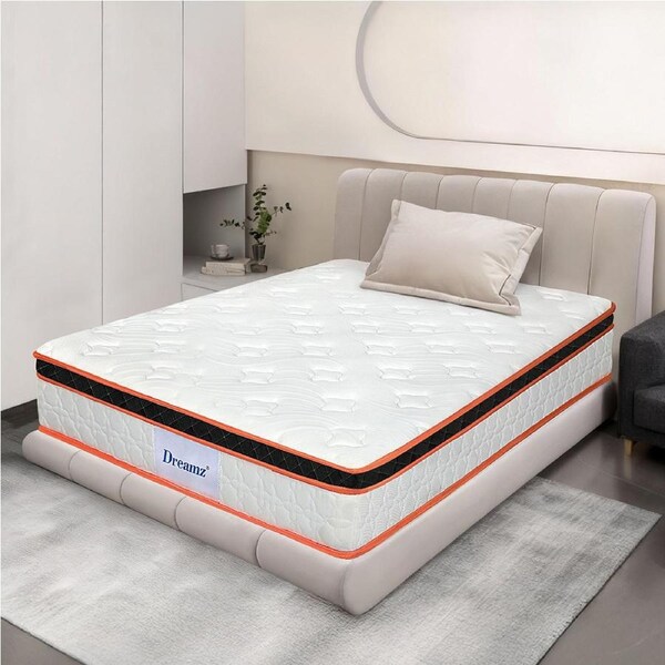 26cm DreamZ Spring Mattress 7 Zone Medium Firm - Single
