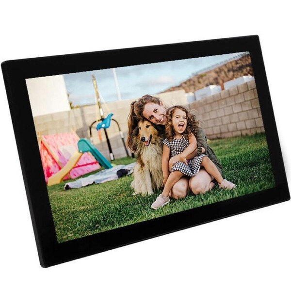 Nivo Frameo 21.5" FHD Smart WiFi Digital Photo Video Frame Black Large