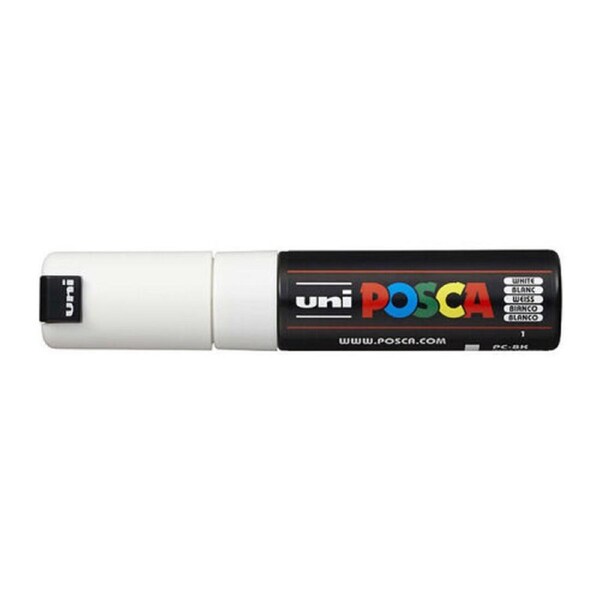 Posca PC-8M Bold Chisel White
