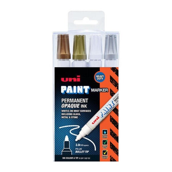 Uni Paint Mrk PX20 Shn Ind Pk4