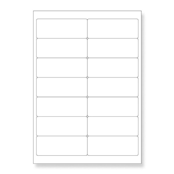14 Up Self Adhesive Label Inkjet & Laser Printer Sheets – 99.1x38.1mm