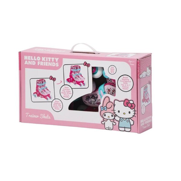 Hello Kitty and Friends 2-in-1 Trainer Skates - Pink, Size 13 to 3