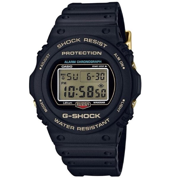 G-Shock 35th Anniversary Black 200m Men's Digital Sports Watch DW-5735D-1B