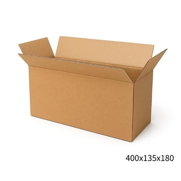 400x135x180mm Brown Mailing Box – Durable Cardboard Carton 20 Pack