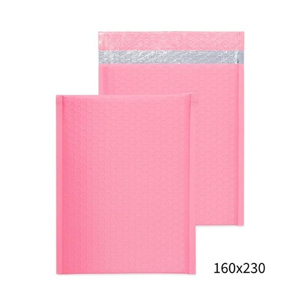 160x230mm Pink Bubble Padded Envelope 100 Pack