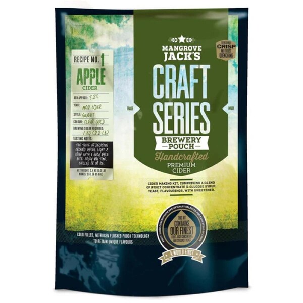 Mangrove Jack's Craft Series Apple Cider - 2.4kg Homebrewing