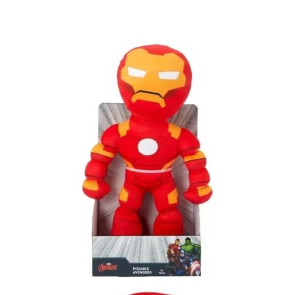 Marvel Posable Avengers Plush Figure - Iron Man