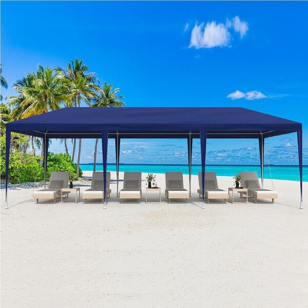 3x9m Gazebo ALFORDSON Outdoor Party Portable Marquee Side Wall Blue
