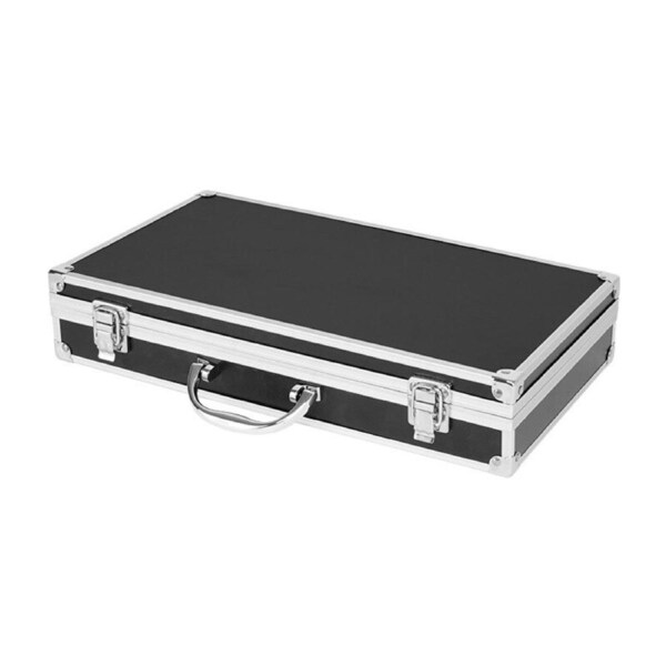 Multi-Purpose Microphone Carry Case Foam Insert Aluminum Alloy Storage Box