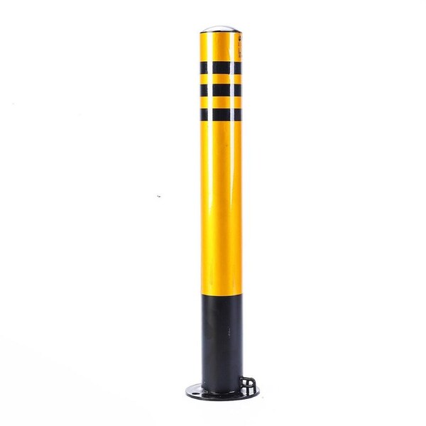 60cm Pipe Steel Yellow Safety Bollards Parking Barrier Post with Bolt AU