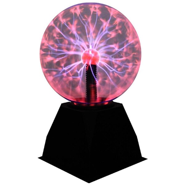 8" Plasma Ball Sensitive Red Light Globe Lamp Voice Control Night Light Gifts AU