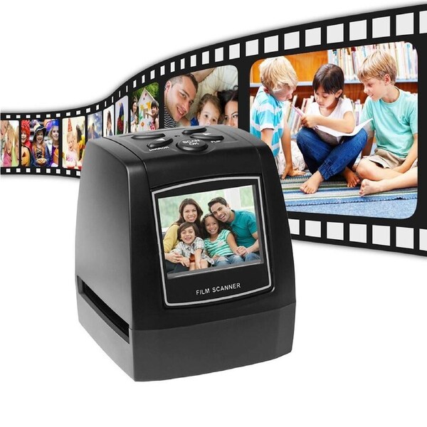 22MP Film Scanner High Resolution Convert 35mm/135 Negative/ Slide to Digital