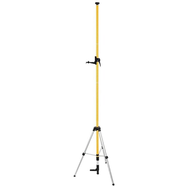 3.7m Laser Level Pole Telescoping Pole w/1.1M Retractable Tripod Indoor&Outdoor