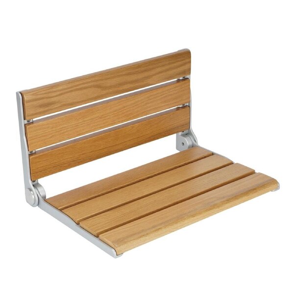Foldable Wall Mount Shower Seat Fold Down Shower Bench Chair for Elderly 440lbs