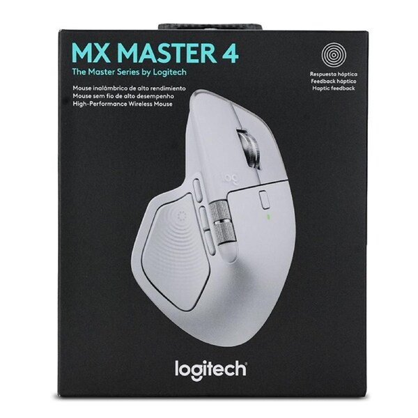 Logitech MX Master 4 Wireless Mouse - Pale Grey (910-007566)