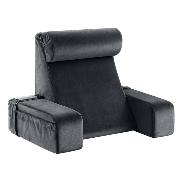 Bed Backrest Pillow Set Back Neck Support Arm Rest Cushion Lounge Reading Sit Up Sofa Couch Nursing Comfortable Husband Chair Detachable Arms Covers