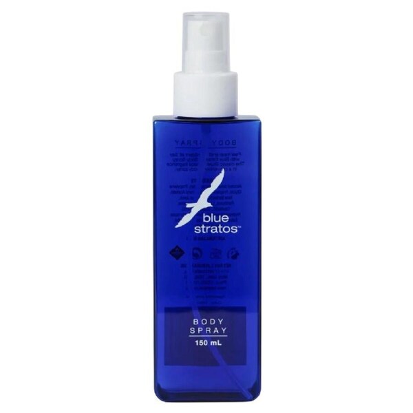 Blue Stratos Body Spray 150ml Classic Mens Deodorant Fragrance