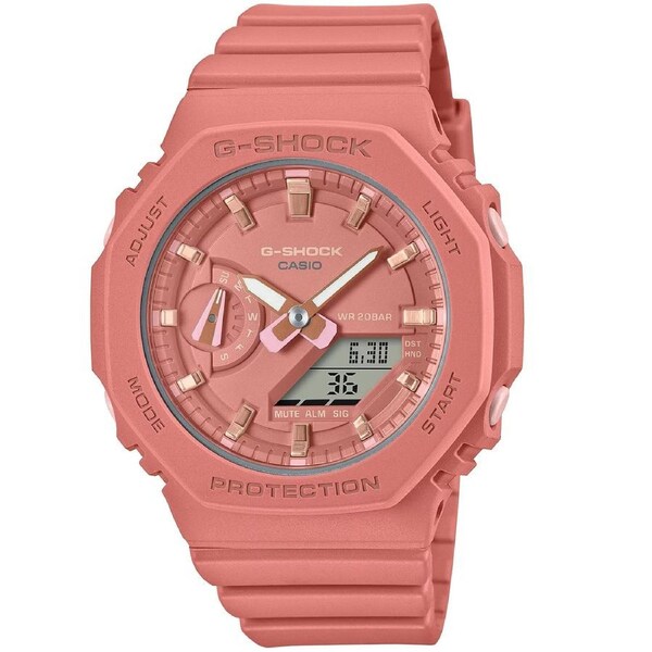 G-Shock Dusty Rose Mid-Size 200m Digital Sports Watch GMA-S2100-4A2