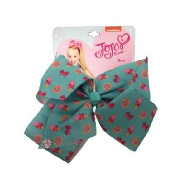 Jojo Siwa Bow Plain Assorted [Colour: Blue Donut Icecream]