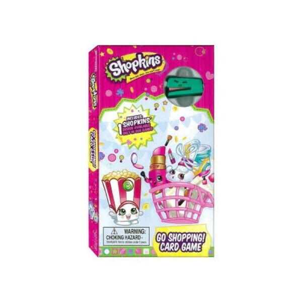 Shopkins Go Shopping Card Game with Shopkins Figure Assorted