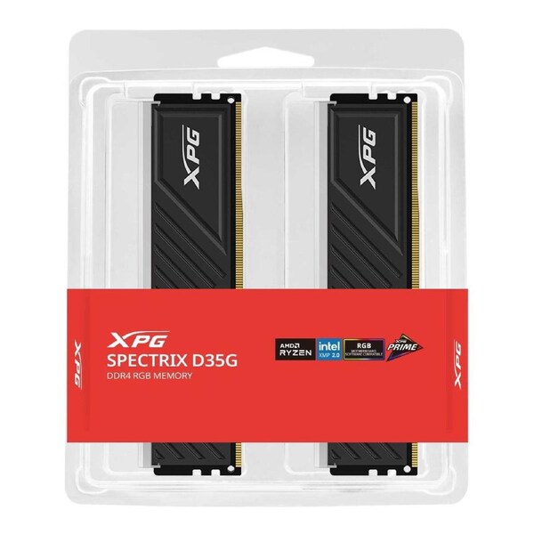 ADATA 16GB KIT (3200MHz) ADATA XPG D35G GAMING MEMORY BLACK/RGB