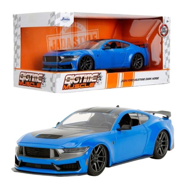 Big Time Muscle 2024 Ford Mustang Dark Horse 1:24 Scale Die-Cast Vehicle