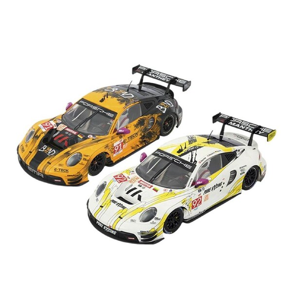 ScaleAuto 1:32 Scale Porsche 911 992 GT3 R #91 & #92 Twin Pack Slot Car Model