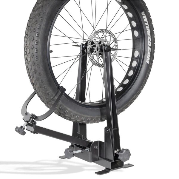 CyclingDeal Bicycle Wheel Truing Stand Tire Width Up to 5" Heavy-Duty Bike Wheel Tool for Rim Truing Fits Wheels up to 29" & 250mm Hub Width
