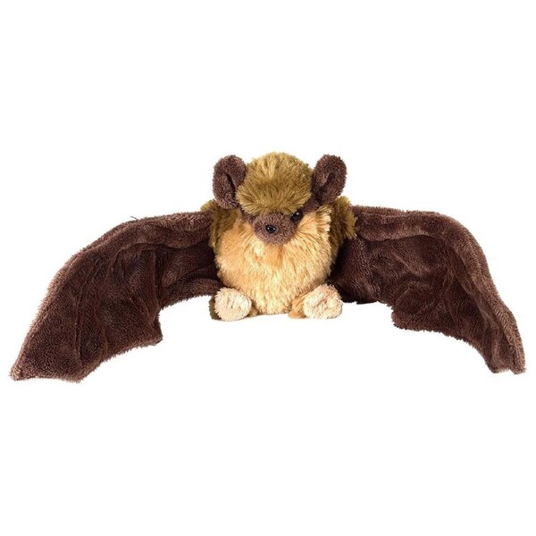 Wild Republic Cuddlekins Mini Little Brown Bat 8"