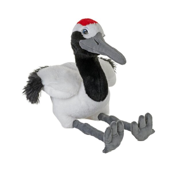 Wild Republic Cuddlekins Eco Red Crowned Crane 12"