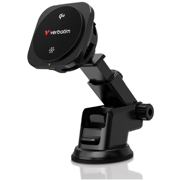 VERBATIM Charge 'n' Drive Qi2 Magnetic Car Charger CND-02 Wireless