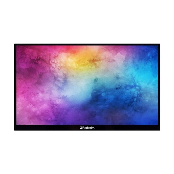 VERBATIM Portable Touchscreen Monitor Full HD 1080p USB-C/HDMI 14 inch Metal