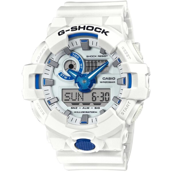 G-Shock White Summer Seas Men's 200m Digi-Ana Sports Watch GA-700HDS-7A