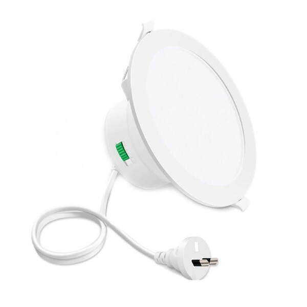 Deal365 12w Spary White LED Downlight Kit Warm Cool Daylight 3CCT Dimmable Spot IP44