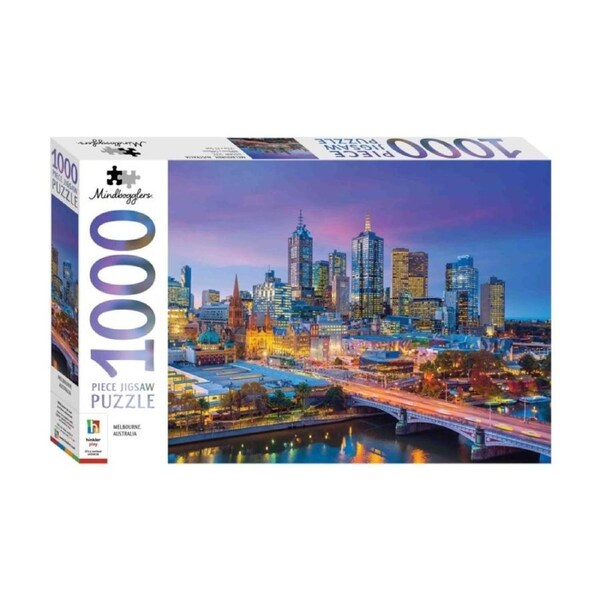 1000 pc Hinkler Mindbogglers Melbourne Australia Jigsaw Puzzle Enthusiasts