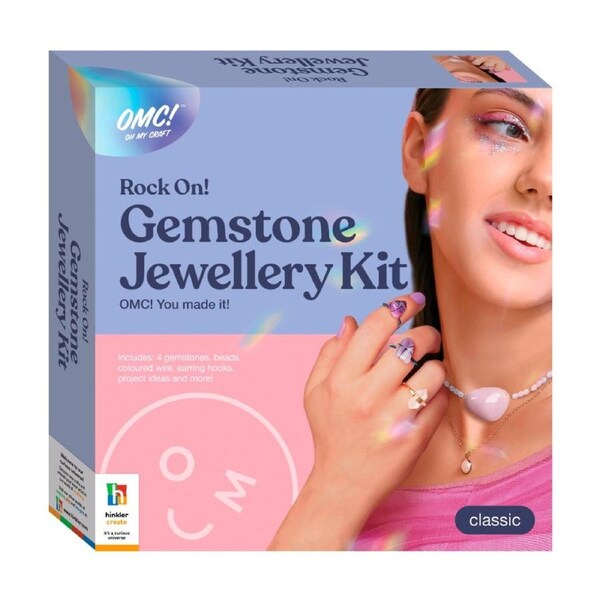 Hinkler OMC Gemstone Jewellery Kit Making Beading &