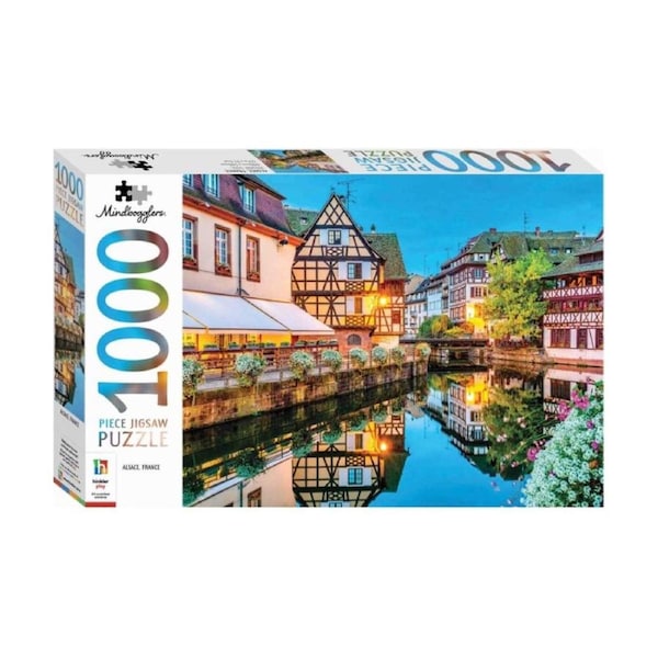 1000 pc Hinkler Mindbogglers Alsace France Jigsaw Puzzle Enthusiasts