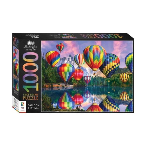 1000 pc Hinkler Mindbogglers Artisan Balloon Fest Jigsaw Puzzle Enthusiasts