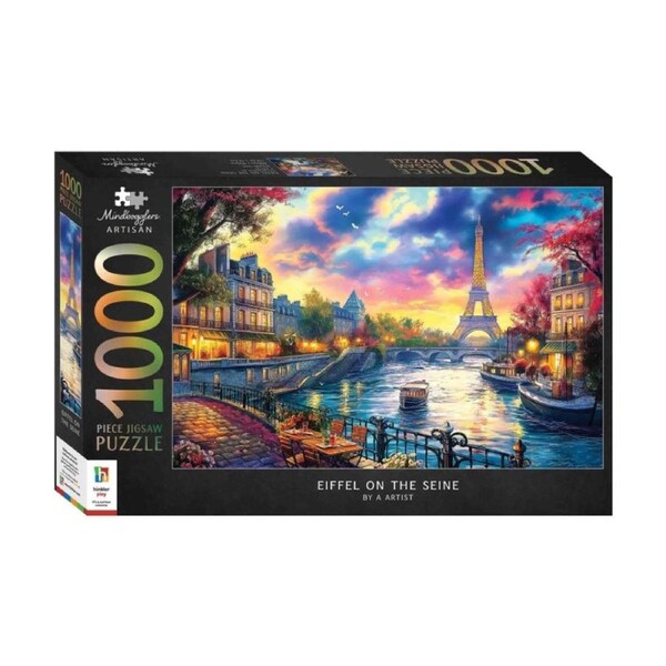 1000 pc Hinkler Mindbogglers Artisan Eiffel Jigsaw Puzzle Enthusiasts
