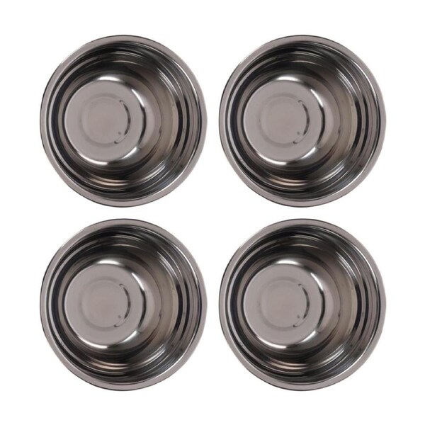 4PK Braz Stainless Steel Kitchen Prep Mixing Bowl Serving Serveware 30cm Silver