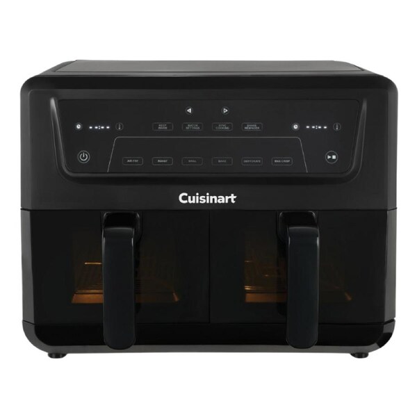Cuisinart XXL AirView 10.4L Dual-Zone Basket Air Fryer AFD-10XBLXA