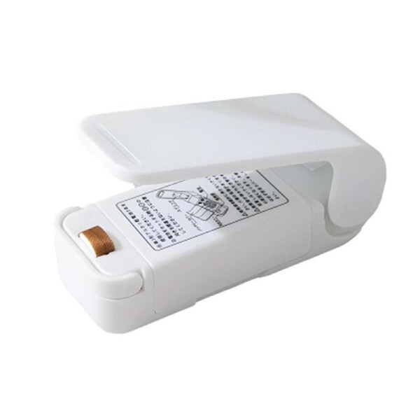 Deal365 MJP-288 White Alat Perekat Plastik Mini Hand Heat Sealer Press