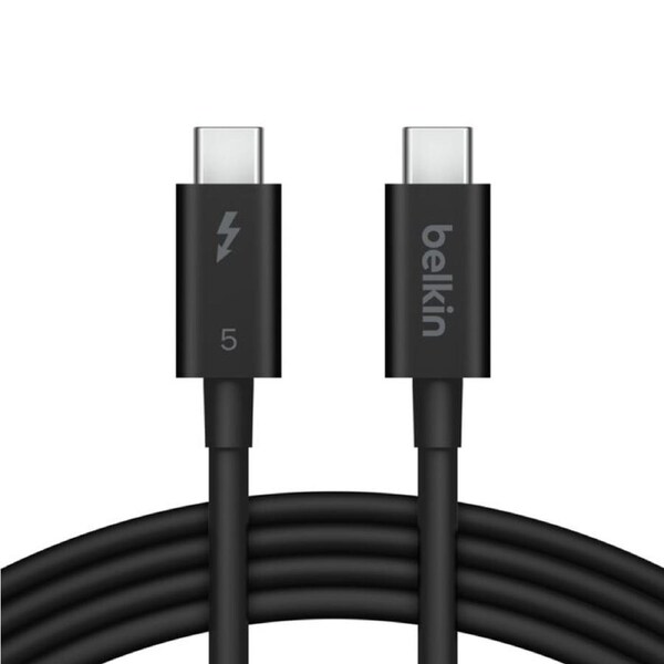 Belkin Connect Thunderbolt 5 USB-C to USB-C Cable (1M) - Black