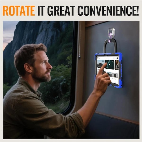 Catzon Case for Samsung Galaxy Tab A11+/SM-X230/X233/X235/X236B with Shoulder Straps-Blue