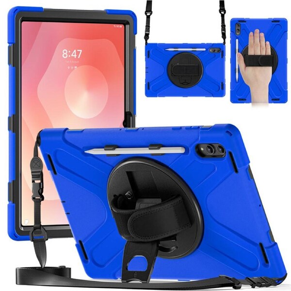 Catzon Case for Samsung Galaxy Tab S11Ultra with Straps-Blue